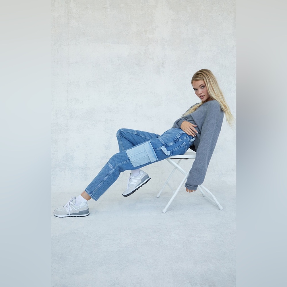 Pacsun | Two-Tone Cargo Skate Pants
